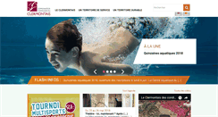 Desktop Screenshot of cc-clermontais.fr